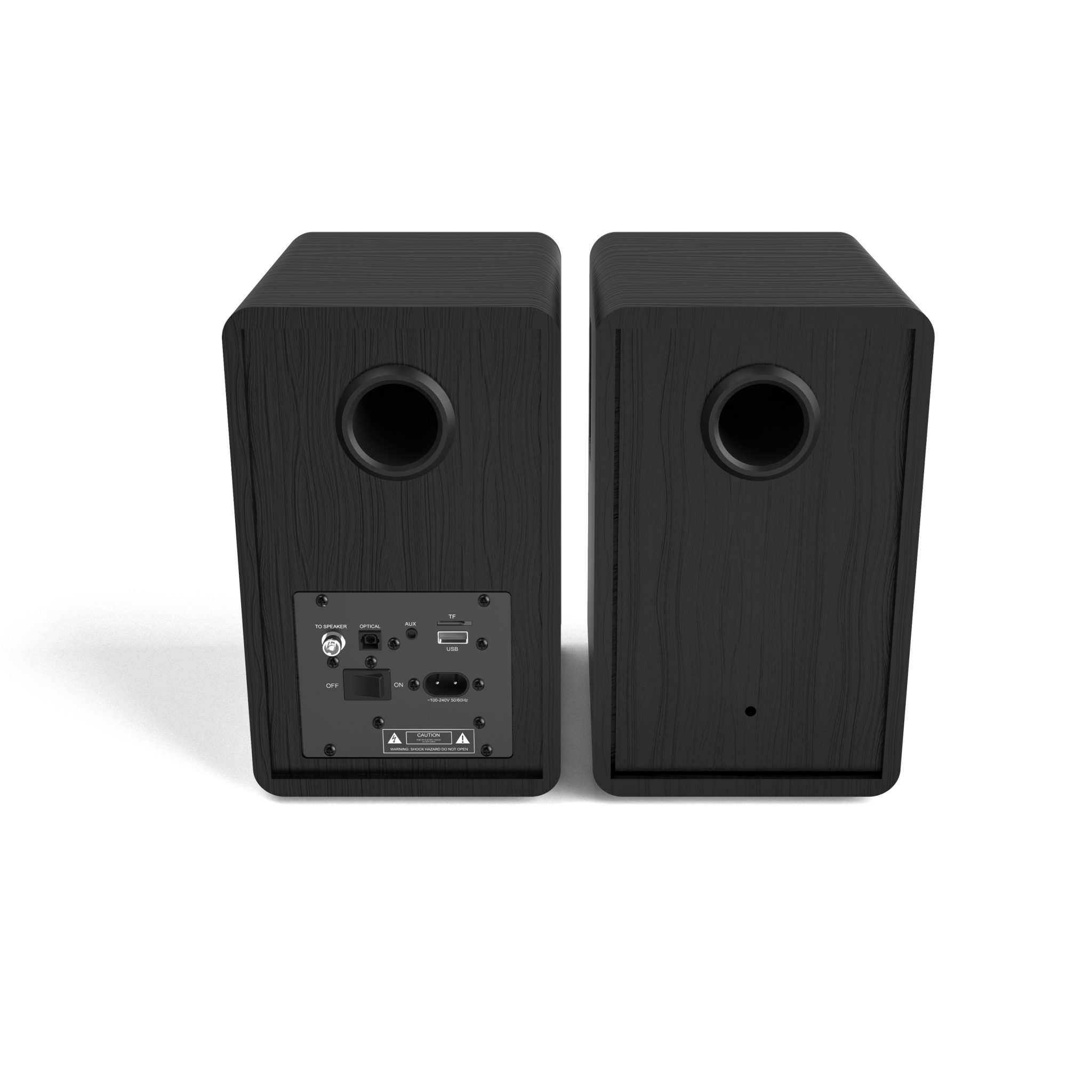 Bookshelf Speakers Bluetooth, USB, AUX & Optical Majority D40